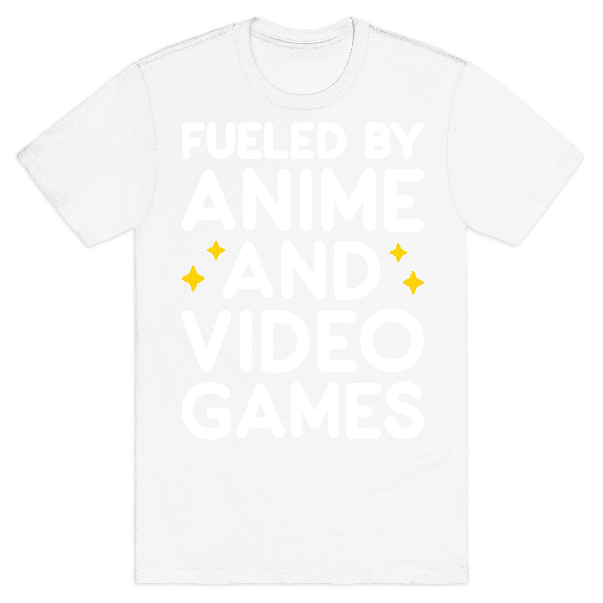 Fueled By Anime And Video Games T-Shirt